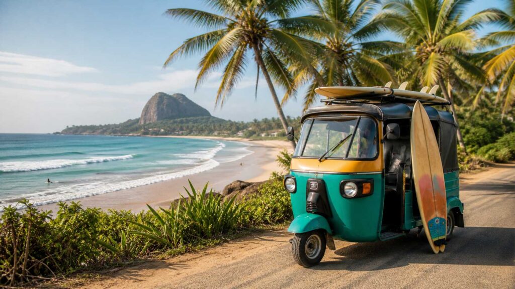 tuk tuk rental in Arugam Bay
